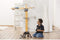 Dickie Toys - Giant Constructie Kraan 120 cm - Afstandsbediening 350° draaiend - Geel zwart
