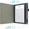 iMoshion Ereader Cover / Hoesje Geschikt voor Amazon Kindle Oasis 3 - iMoshion Vegan Leather Bookcase - Zwart