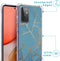 iMoshion Hoesje Geschikt voor Samsung Galaxy A72 Hoesje Met Koord - iMoshion Design Hoesje met Koord - Blauw / Meerkleurig / Goud / Blue Graphic
