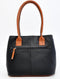 Berba Medium Schoudertas Dames - Leer - Chamonix - Zwart