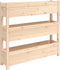 vidaXL - Plantenbak - 112x25x104,5 - cm - massief - grenenhout