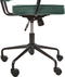 PAWNEE - Bureaustoel - Donkergroen - Kunstleer