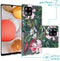 iMoshion Hoesje Geschikt voor Samsung Galaxy A42 Hoesje Siliconen - iMoshion Design hoesje - Groen / Roze / Tropical Jungle