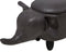 ELEPHANT - Hocker - Donkergrijs - Kunstleer