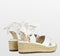 POSH by Poelman SAAR - Dames Sandalen - Imitatieleer - Wit - Maat 38