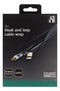 DELTACO LDR16 - Kabelsok - Klittenbandsluiting 3 meter - Zwart