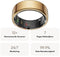 Focus® S1 Slimme Ring – Goud Maat 10 – Hartslag & Slaap Monitor – IP68 Waterdicht – Wearable