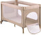 Lionelo Jasmin Easy Fold Reisbedje - Opvouwbaar in seconden - 2 Hoogtes Matras T25 - Inclusief Reistas - Beige