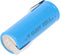 IFR 18500 1200mAh 3.2V LiFePo4 accu flat top zonder kop onbeschermd 49x18.15mm met soldeerlip Z
