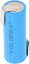 IFR 18500 1200mAh 3.2V LiFePo4 accu flat top zonder kop onbeschermd 49x18.15mm met soldeerlip Z