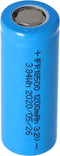 IFR 18500 - 1200mAh 3.2V LiFePo4-batterij (platte bovenkant) onbeschermd