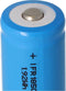 IFR 18500 - 600 mAh 3,2 V LiFePo4-batterij (knop bovenaan) onbeschermd
