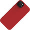 Celly Cromo Siliconen hoesje - Geschikt voor Apple iPhone 15 - TPU Back Cover - Microfiber - Rood