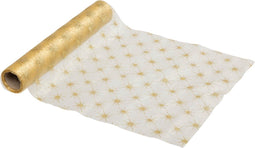 Fééric Lights and Christmas Kerst Loper - Tafelloper - 30x500cm - Goud