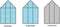 Halls Greenhouses Tuinkas Popular 86 - Groen Gecoat