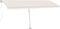 vidaXL - Luifel - handmatig - uittrekbaar - met - LED - 500x350 - cm - crèmekleurig