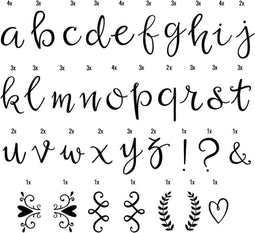 A Little Lovely Company - Lightbox Letterset Junior - 85-delig - Zwart