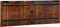 vidaXL - Hoofdbord - 140 - cm - massief - gerecycled - hout - meerkleurig