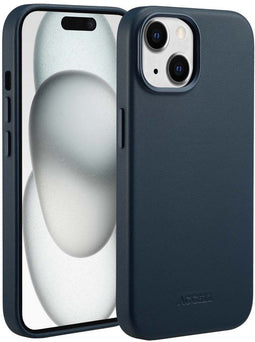 Accezz iPhone 15 - Back Cover - MagSafe Leather - Nightfall Blue