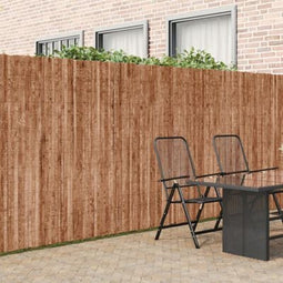 vidaXL - Schutting - van - Schors - 600x125 - cm