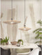 GOOD&MOJO Hanglamp Zanzibar - Rotan Wit - Ø40x12cm - Modern - Hanglampen Eetkamer, Slaapkamer, Woonkamer