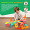JUST23 KBGR100 - Magnetische Tegels Racebaan Set - 100 Stuks - Educatief Speelgoed - Groen