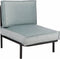 Mica Decorations Celo Loungestoel - Metaal - 62 x 83 x 78 cm - Zwart