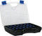 TAYG Sorteerdoos - 388 x 290 x 61 mm - 21 uitneembare bakjes - Transparant Blauw