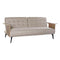 DKD Home Decor - Slaapbank - Dubbelzijdig - Zwart Beige Metaal Bruin (203 x 87 x 81 cm)