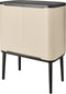 Brabantia Bo Touch Bin - Prullenbak - 34 l - Afvalscheiding - Soft Beige