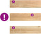 vidaXL - Vensterbanken - 2 - st - onbehandeld - 100x30x2 - cm - massief - eikenhout