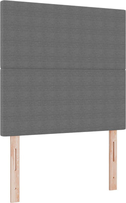vidaXL - Hoofdbord - Simpel - Ontwerp - Lichtgrijs - 80 - cm - Korduroy - Stof