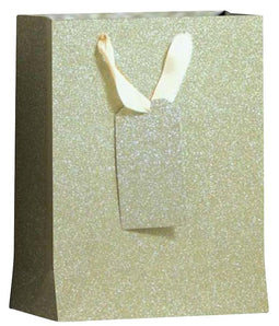 IG design - Cadeautas ig group goud glitter 175x98x229mm | 12 stuks