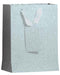 IG design - Cadeautas ig group zilver glitter 175x98x229mm | 12 stuks