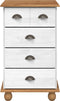 vidaXL - Ladekast - 'ASKIM'Wit - 45,8x40x79 - cm - Massief - Dennenhout