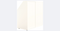 VDD Witte schuine wand kast 100×100×50 cm - compacte opbergkast - schuifdeuren - ruimtebesparend