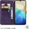 iMoshion Hoesje Geschikt voor Oppo A77 Hoesje Met Pasjeshouder - iMoshion Mandala Bookcase - Paars