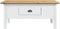 vidaXL - Salontafel - BODO - 100x55x46 - cm - massief - grenenhout - wit - en - bruin