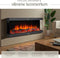 tectake® Luciano - Elektrische Wandhaard - 900W & 1800W - Afstandsbediening & App - 3D Vlammen - Zwart
