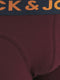 Jack & Jones Jaclichfield - Heren Onderbroek - 3-Pack - Burgundy (3 stuks)