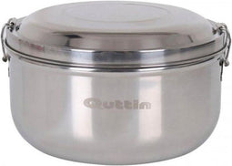 Ronde Lunchtrommel met Deksel Quttin Roestvrij staal (Ø 17 cm)