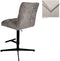 PTMD Milan Bar Chair Adjustable Cream