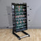 Cougar Scorpion Kick Voetbaltafel Opklapbaar in Zwart - Tafelvoetbal tafel incl. 2 ballen en scoreteller - Indoor voetbal tafel van 126x61x80cm