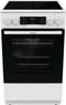 Gorenje GECS5C60WPA - Vrijstaand fornuis - Keramische kookplaat 4 zones - Wit