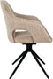 Kick draaistoel Zara - beige