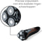 Beurer HR 8000 Scheerapparaat - 3 Dubbelrings koppen - Trimmer voor baard en bakkebaarden - Contour trimmer - Snel laden - LED display - Draadloos gebruik 60 min. of netvoeding - Waterbestendig (IPX 6) - 3 Jaar garantie