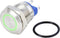 TRU COMPONENTS TC-10090900 GQ12-AF-10E/J/G/24V/S Vandalismebestendige drukschakelaar 48 V/DC 2 A 1x uit/(aan) Moment Gr