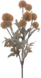 Kunstbloem globe thistle orange/yellow, 57 cm