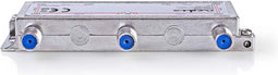 Nedis Satellietsplitter - 5 - 2400 MHz - 17.0 dB - Aantal ingangen: 1 - Outputs: 6 - Impedantie externe speaker: 75 Ohm - Zink - Zilver