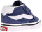 Vans Brooklyn Mid V - Hoge sneakers - Suède met canvas - Blauw - Wit